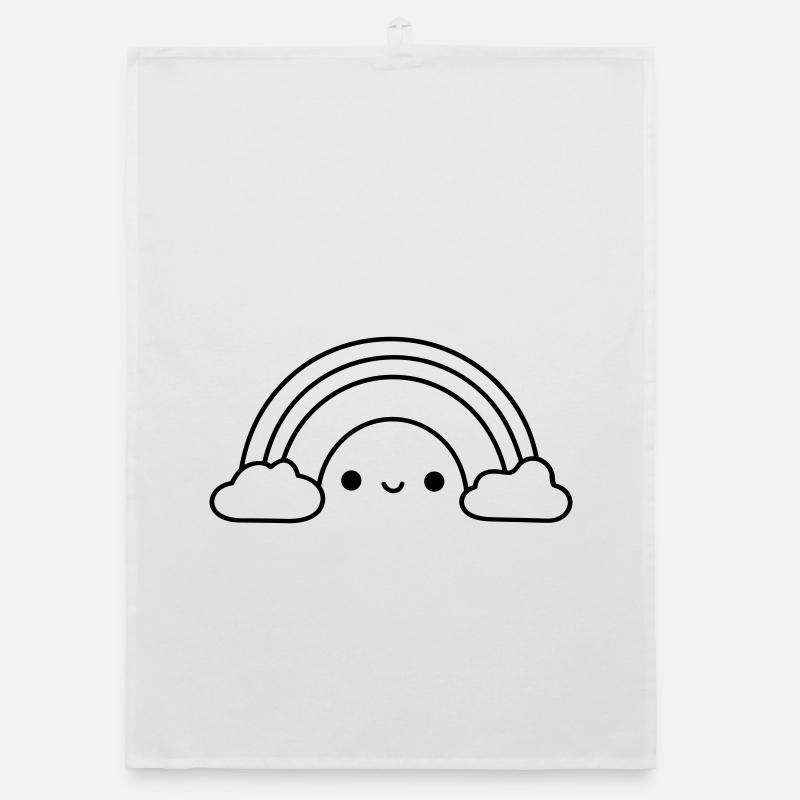 rainbow Organic dish towel