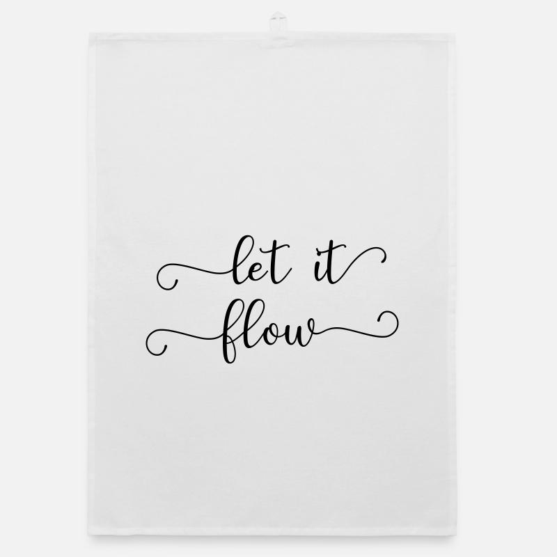 let it flow Organic dish towel