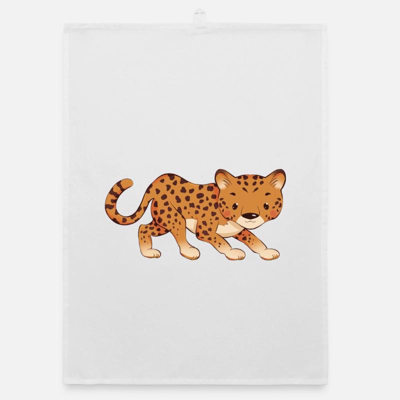 Leopard Organic Geschirrtuch