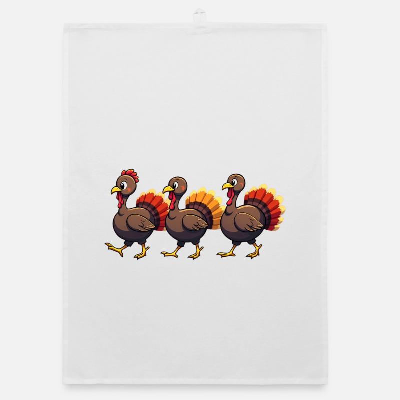 Bébé dinde de Thanksgiving Torchon bio