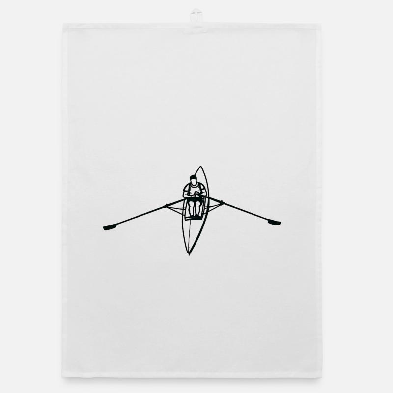 rowing boat Organic dish towel