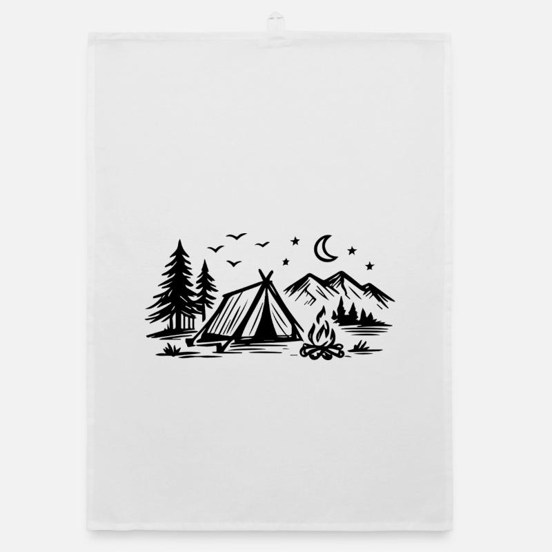 Camping Zelt Organic Geschirrtuch