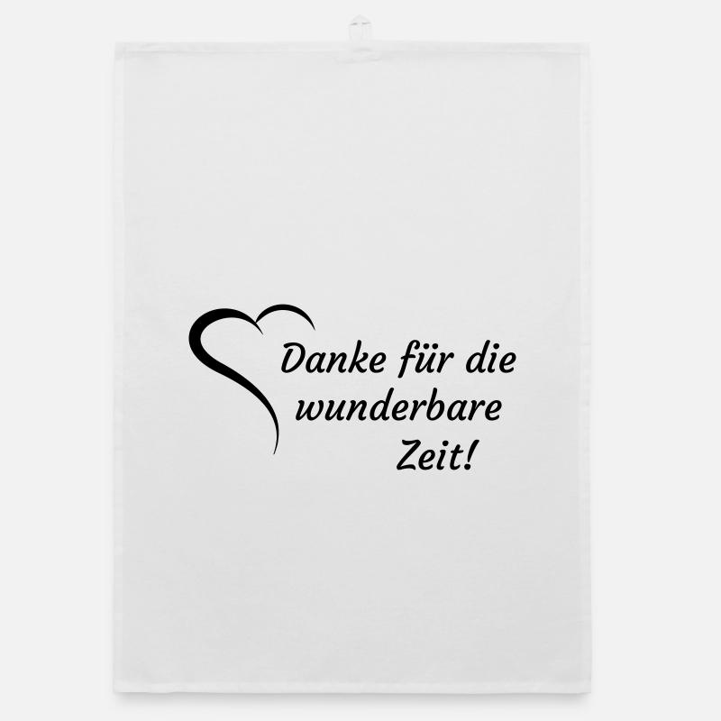 Kindergarten Danke Abschiedsgeschenk Organic Geschirrtuch