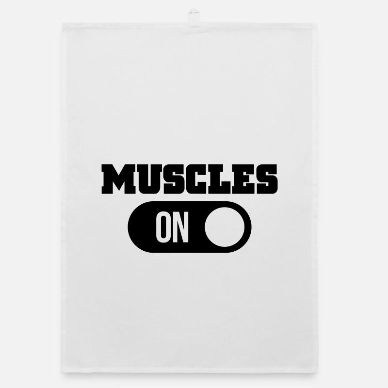 muscles Organic dish towel