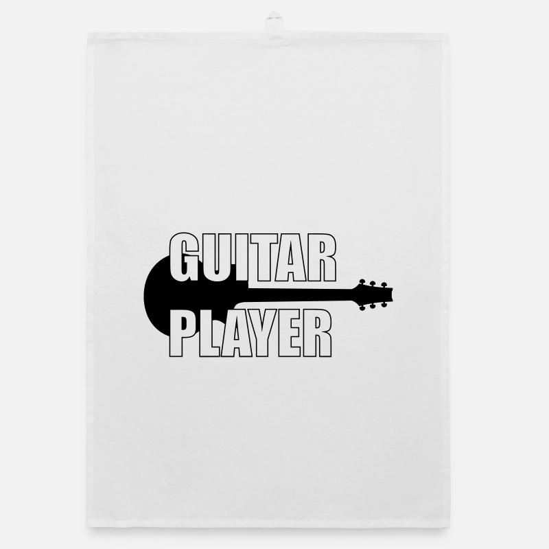 Guitar Player ! Organic dish towel