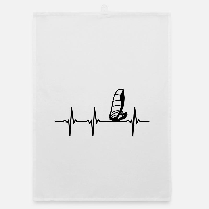 Windsurfer EKG Organic Geschirrtuch