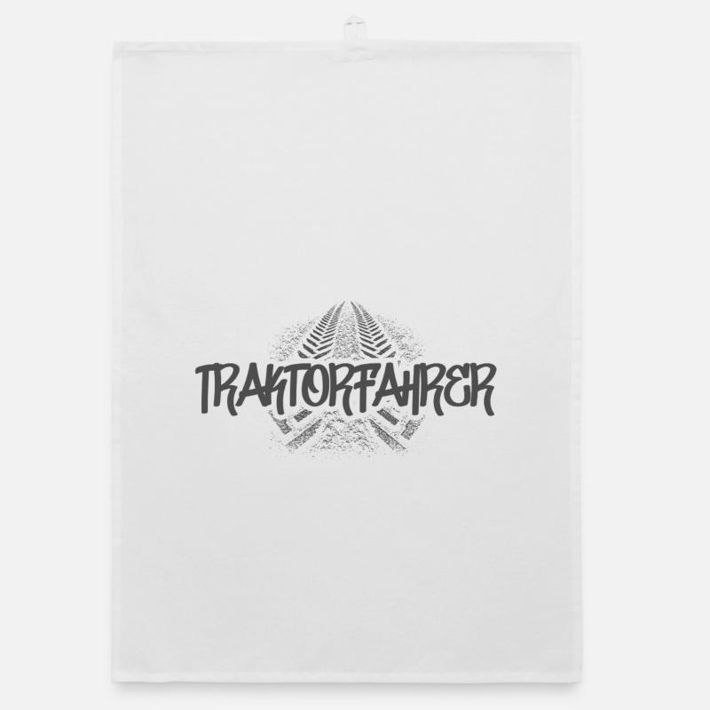 Tractor driver Organic dish towel