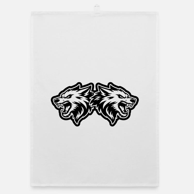 Wolf Pack Organic dish towel