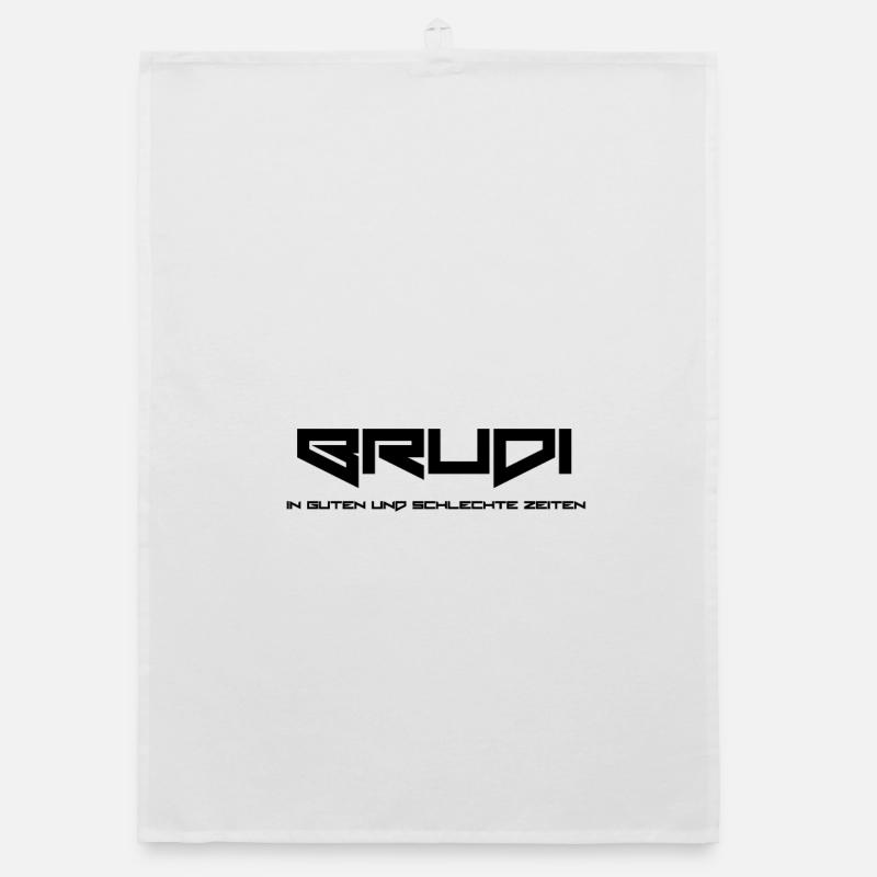 Brudi - Organic Geschirrtuch - Weiß