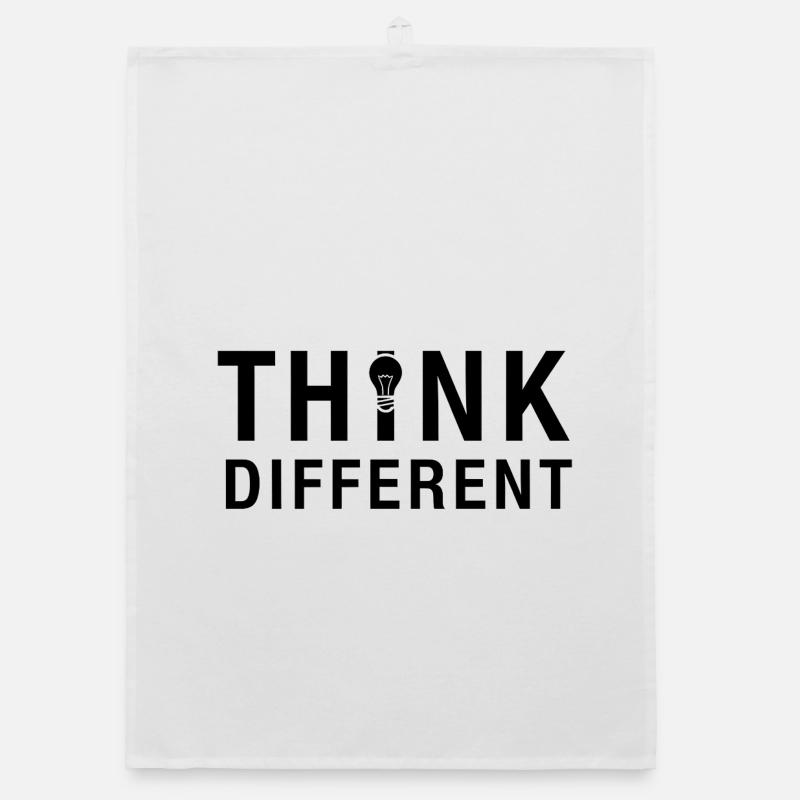 Creative Think Different Lightbulb Design Organic dish towel