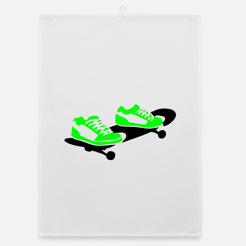 Skateboard Organic dish towel