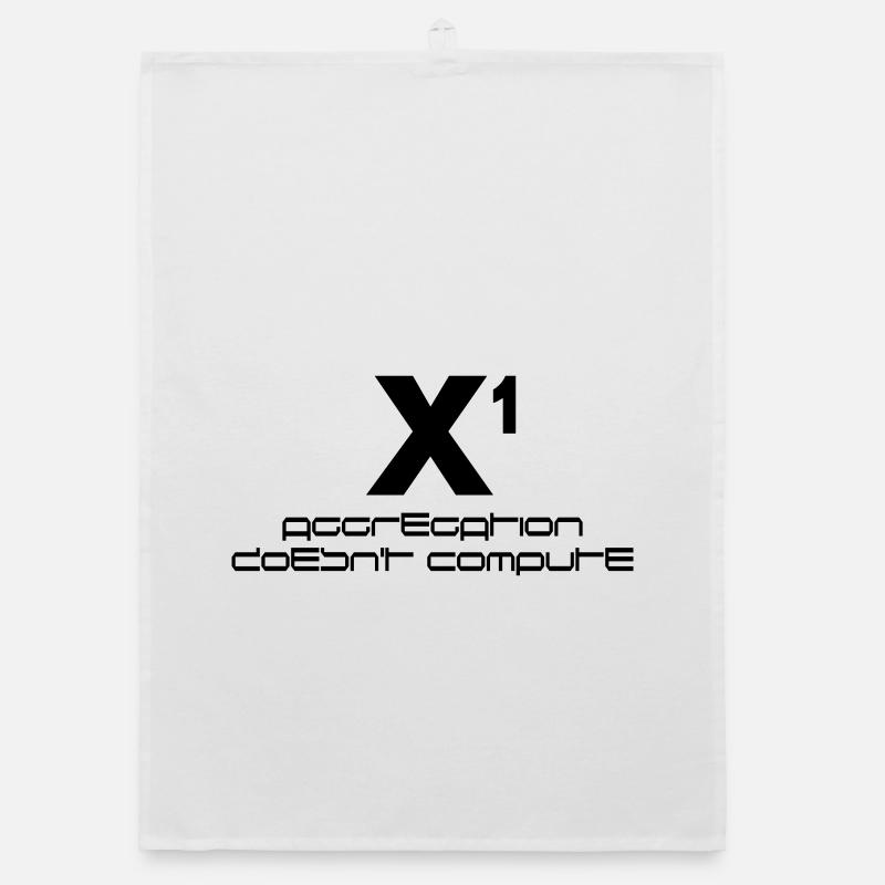 X hoch eins – aggregation doesn't compute Organic Geschirrtuch
