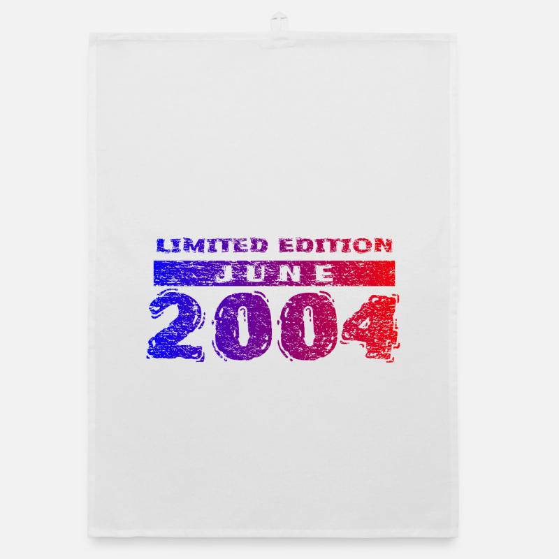 22e anniversaire Édition Limitée 06/2004 Torchon bio