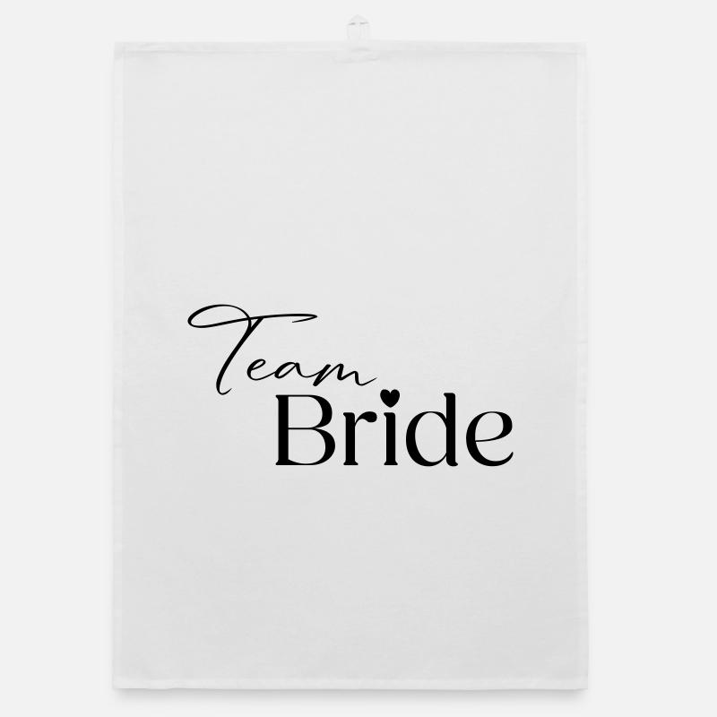 Team Bride Organic Geschirrtuch