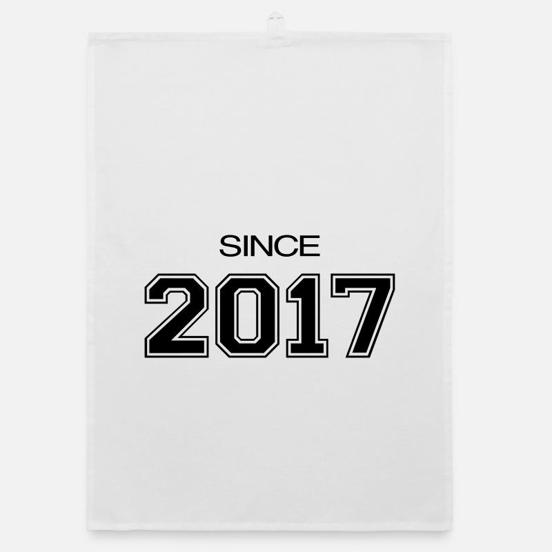 Since 2017 | Athletic Varsity Style Date Organic dish towel