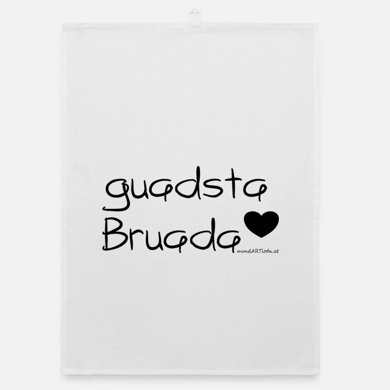 guadsta Bruada - bester Bruder, Dialekt Organic Geschirrtuch