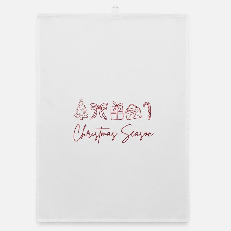 Période de Noël Torchon bio