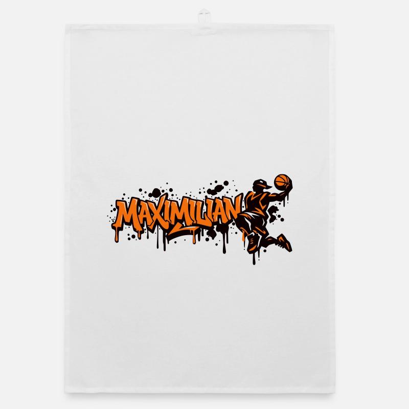 Maximilian Graffiti Dunk Organic Geschirrtuch
