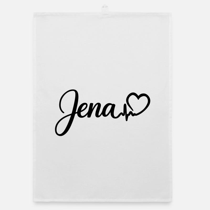 Jena Herzschlag Organic Geschirrtuch