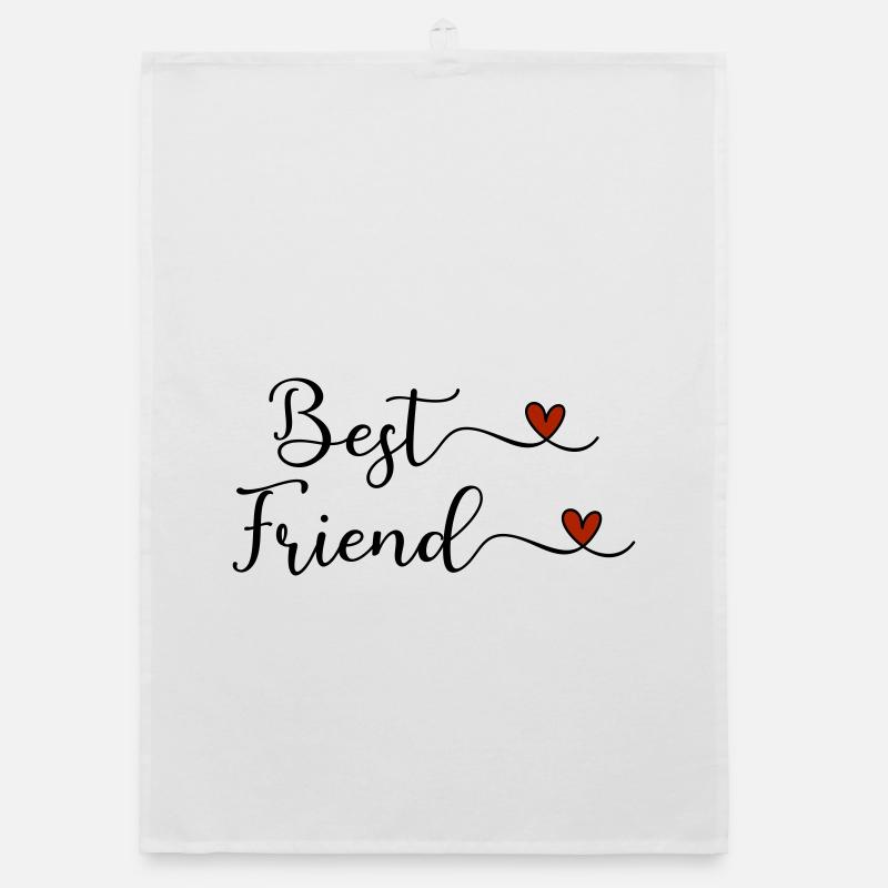 Beste Freunde Organic Geschirrtuch