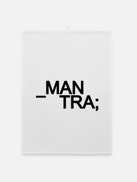 MANTRA Printstream CS2 - Organic Geschirrtuch - Weiß - Vorne
