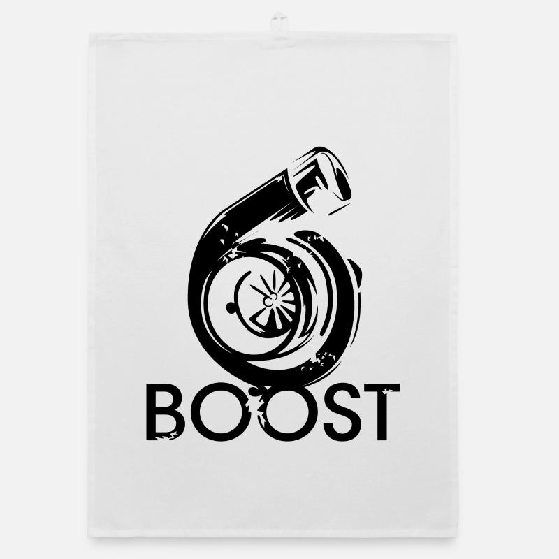 turbo engine icon tuning Tuner Racing boost Organic dish towel