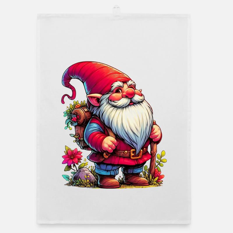 Gnom-Goblin-Elf Organic Geschirrtuch