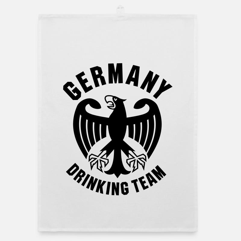 Germany Drinking Team Organic Geschirrtuch