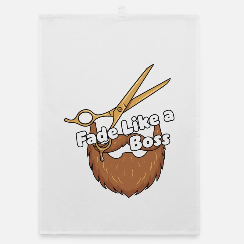 Fondu comme... Ciseaux à barbe Torchon bio