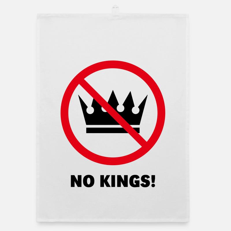 No Kings! (Protest Design / POS 2C) Organic dish towel