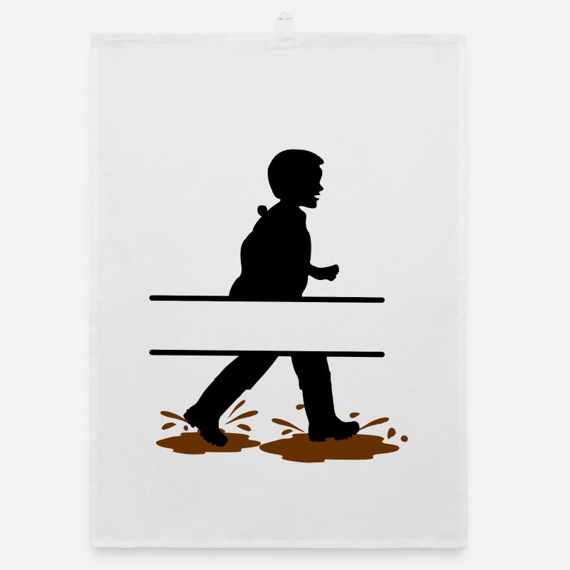 Wadloper Boy Custom – Schlammspaß Organic Geschirrtuch