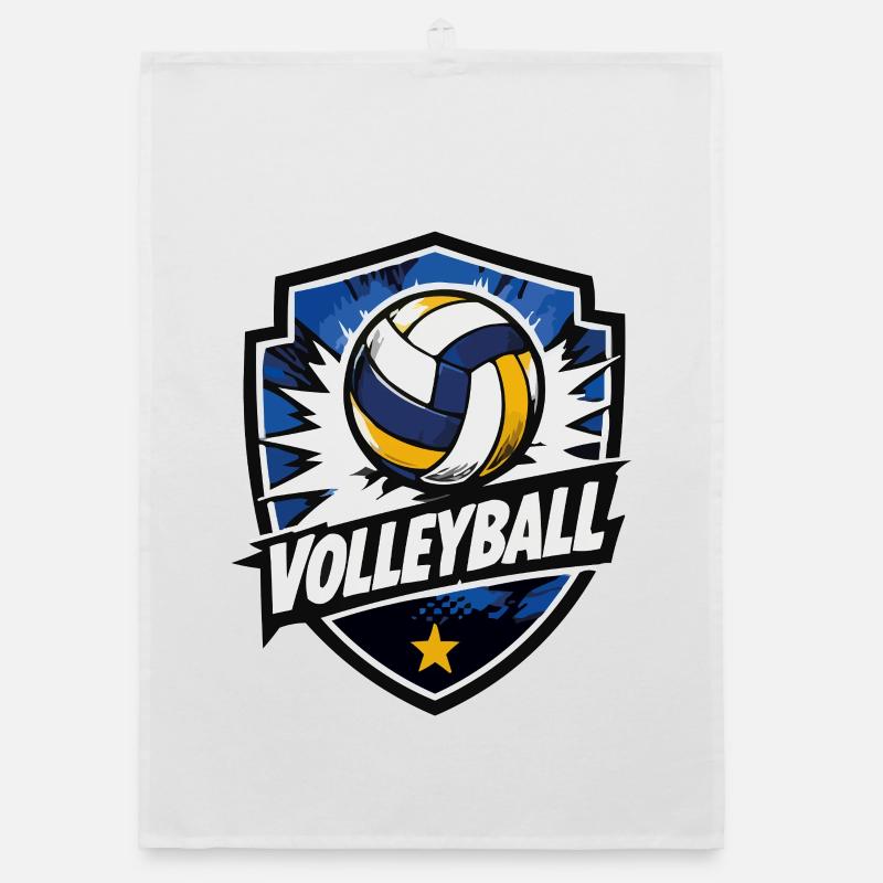 Dynamique du bouclier de volleyball Torchon bio