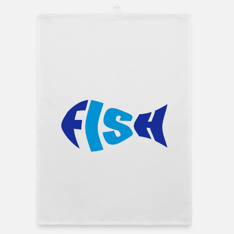 Fisch Organic Geschirrtuch