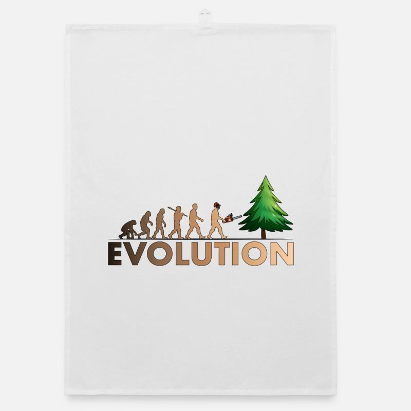 Chainsaw Evolution Color Organic dish towel