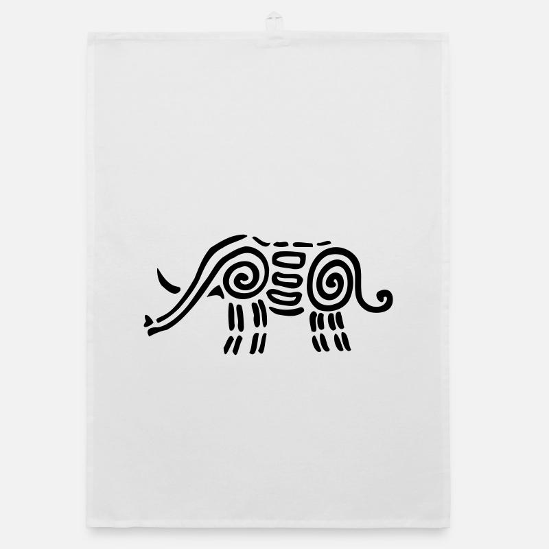 Elephant1 Organic dish towel