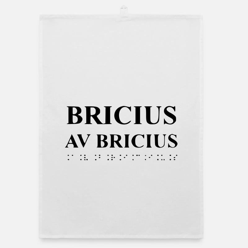 Expression abstraite aux couleurs vives - Torchon bio - blanc