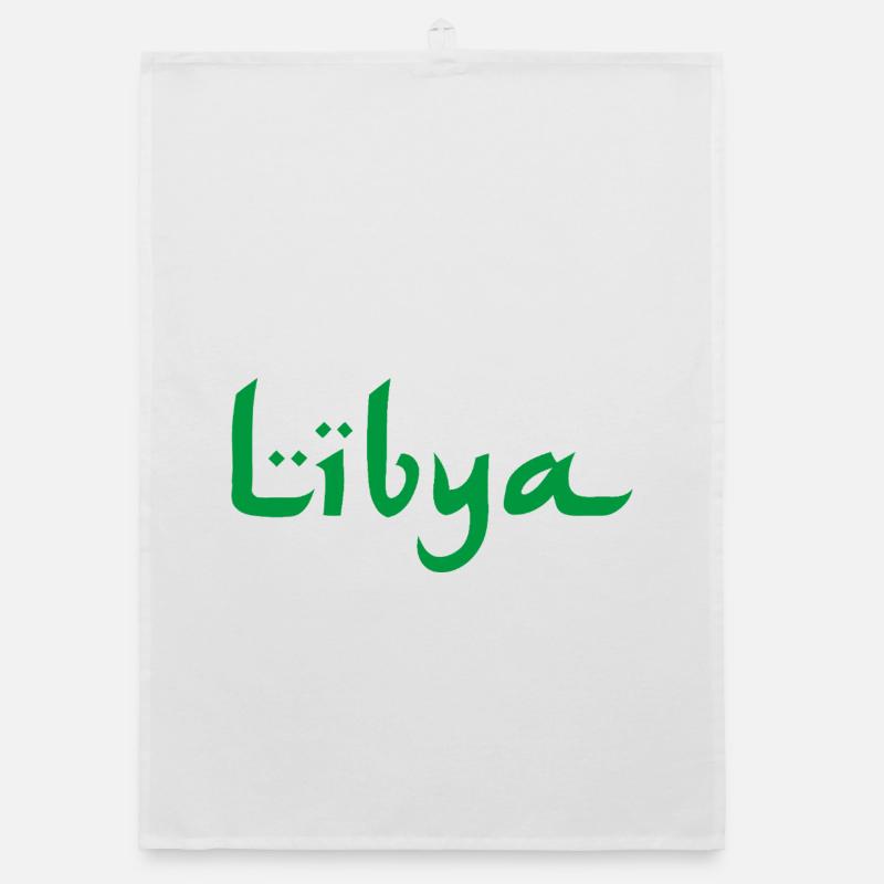 Libya Libyen Organic dish towel