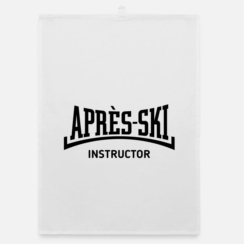 Après-Ski Instructor (Concave / Après Ski / B) Organic dish towel