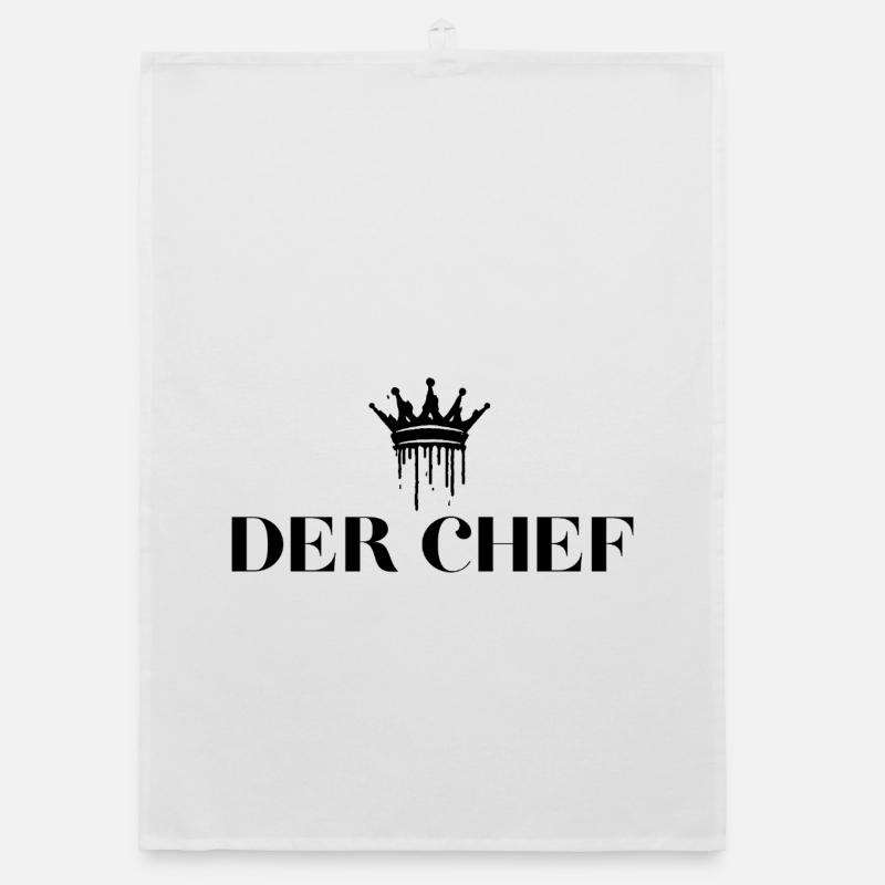 Der Chef Krone Chef Geschenke Organic Geschirrtuch