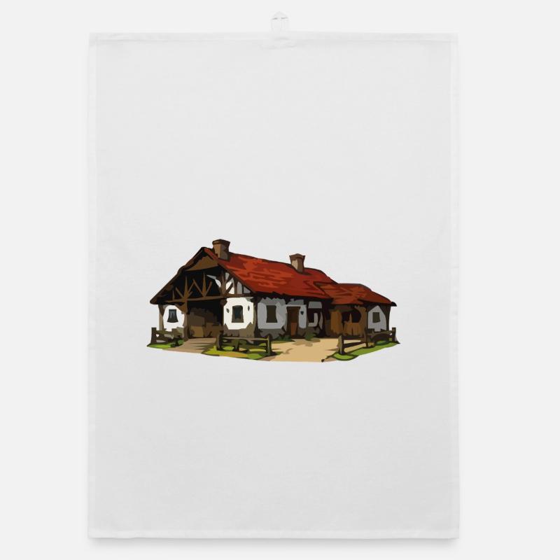 Rustic farm Organic dish towel