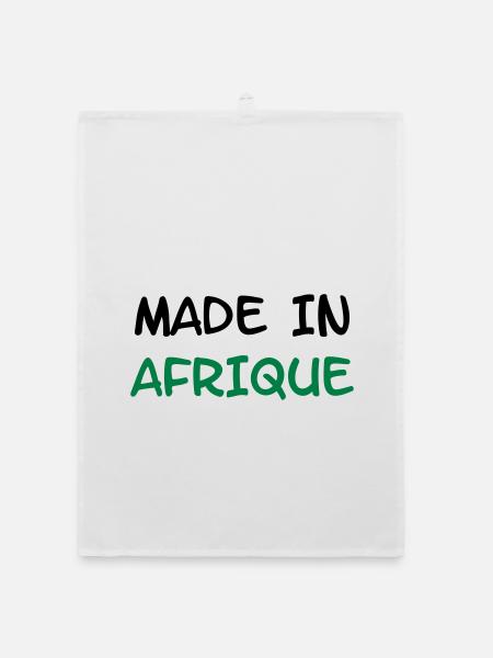 Made in AFRIKA! - Organic Geschirrtuch - Weiß - Vorne
