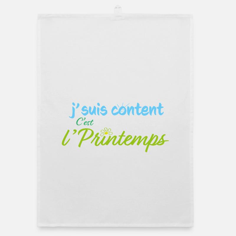 It's spring Organic dish towel