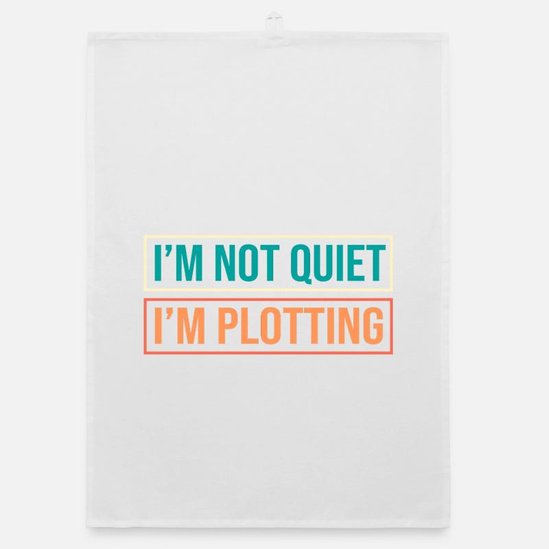 Anxiety Anxious Scaredy Introvert Organic dish towel
