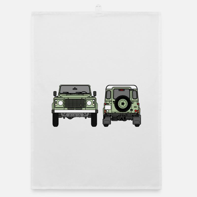 Defender - Front and Rear Organic dish towel