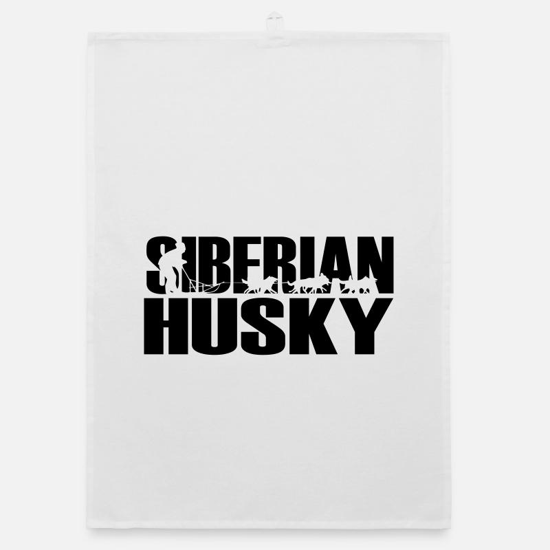 Huskies Husky Sibérien Torchon bio