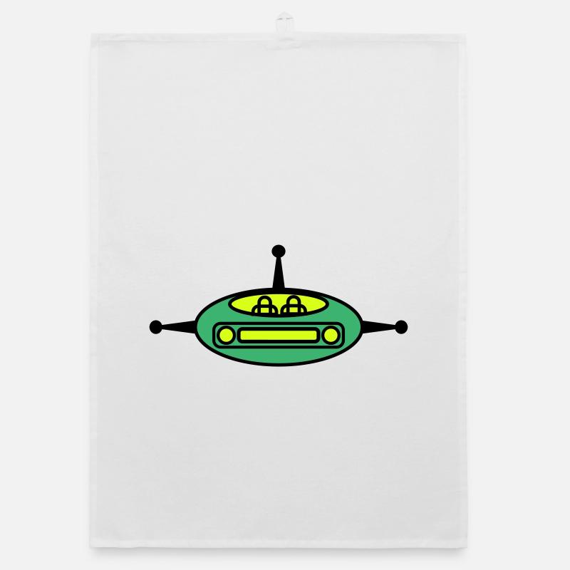 Space Glider Organic dish towel