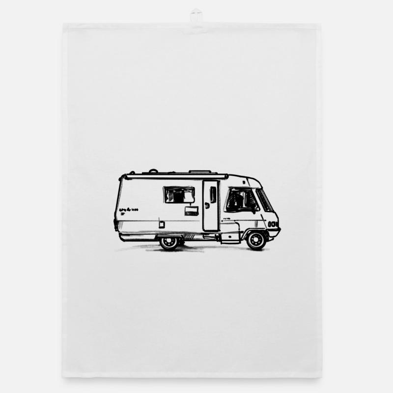 Camping Van Organic dish towel