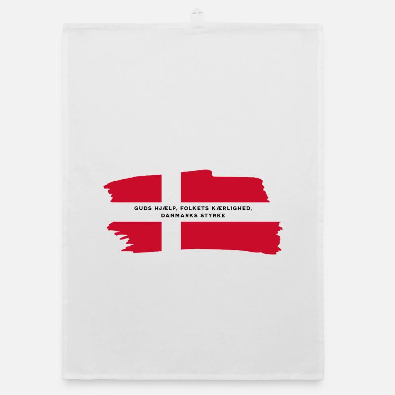 Drapeau danois Torchon bio
