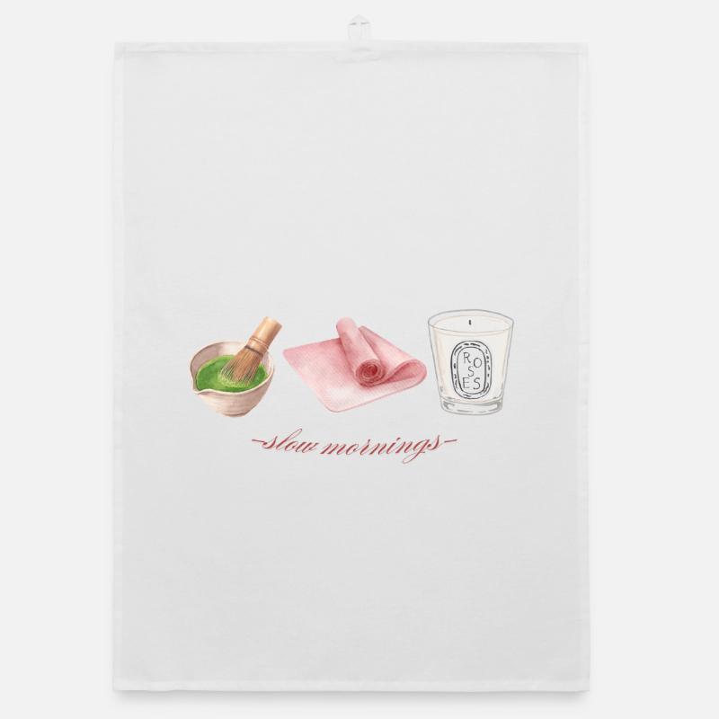 Slow Mornings Organic dish towel