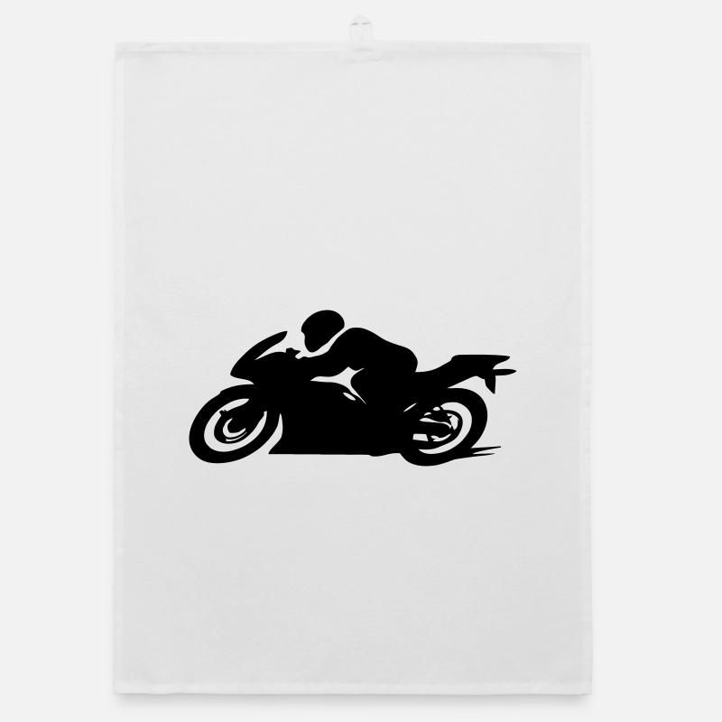 motorcycle Organic dish towel